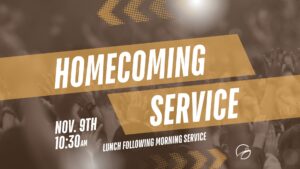 Homecoming Service